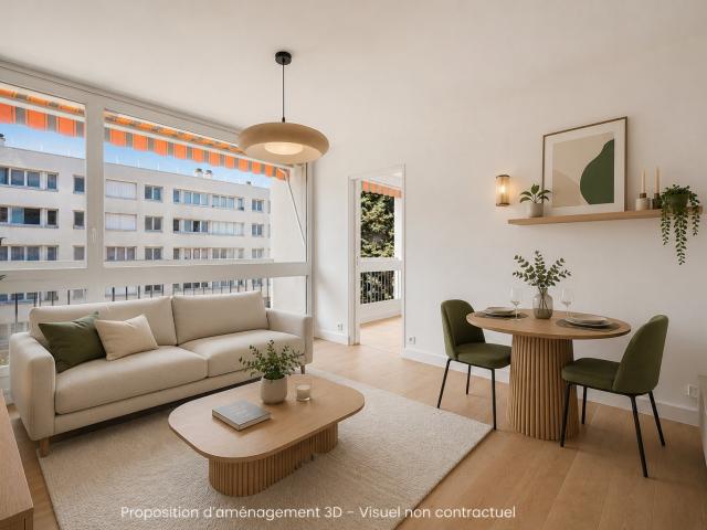 Appartement 2 pièces 44 m²