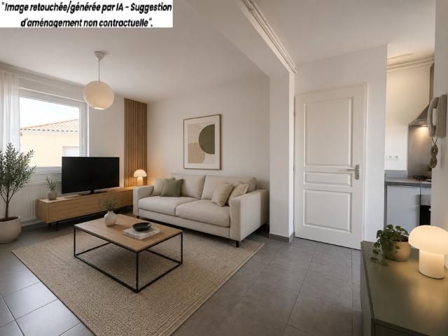 Appartement 2 pièces 44 m²
