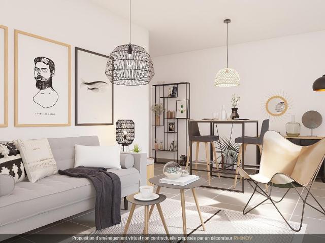 Appartement 2 pièces 44 m²