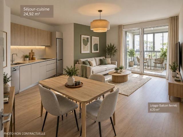 Appartement 2 pièces 44 m²