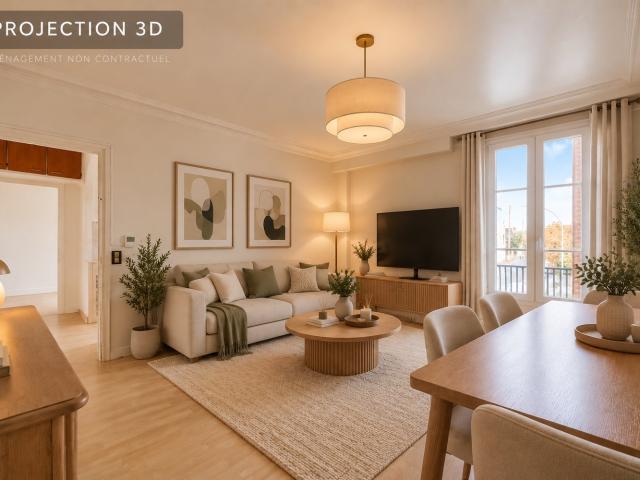 Appartement 2 pièces 45 m²
