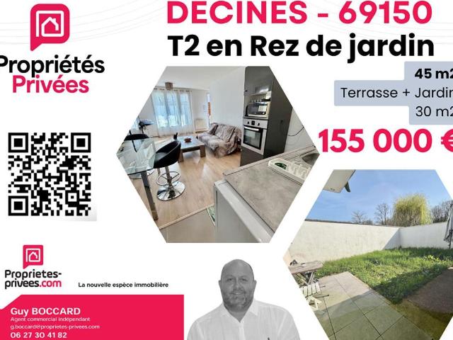Appartement 2 pièces 45 m²