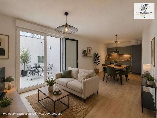Appartement 2 pièces 45 m²