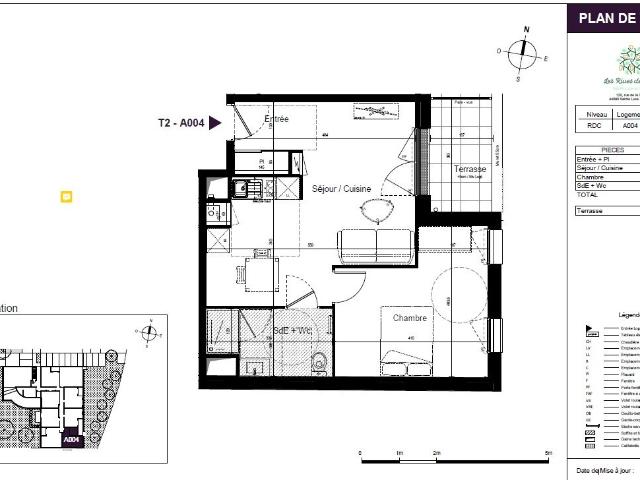 Appartement 2 pièces 45 m²