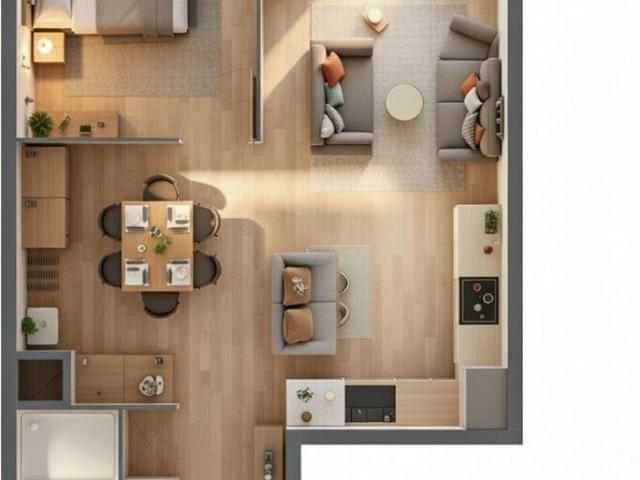 Appartement 2 pièces 46 m²