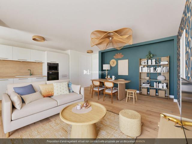 Appartement 2 pièces 46 m²