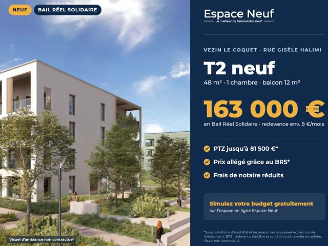 Appartement 2 pièces 48 m²