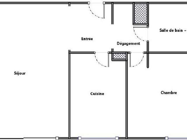 Appartement 2 pièces 48 m²