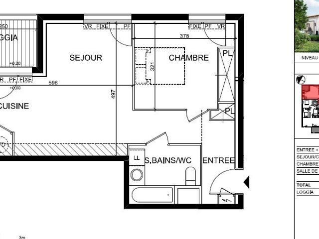 Appartement 2 pièces 48 m²