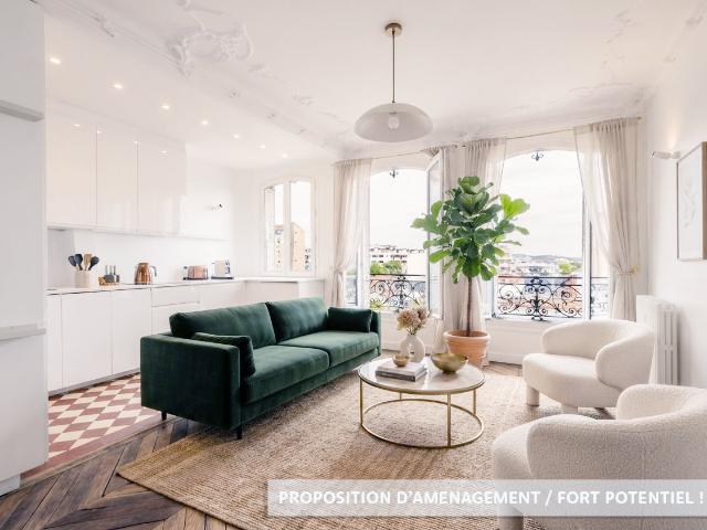 Appartement 2 pièces 49 m²
