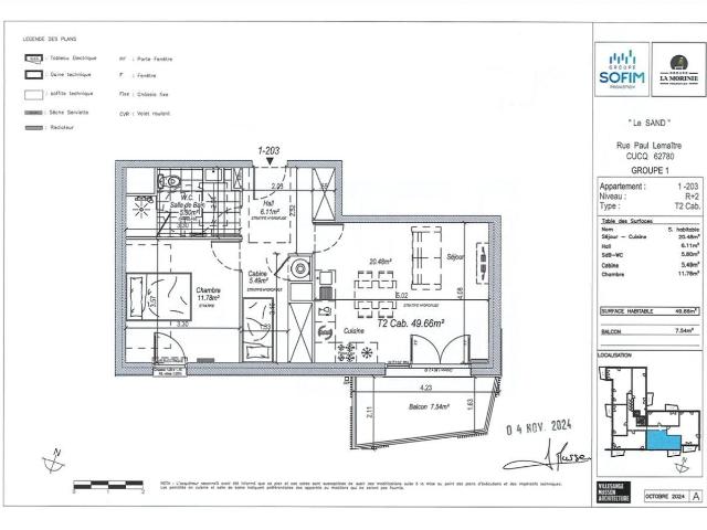 Appartement 2 pièces 50 m²