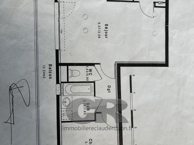 Appartement 2 pièces 50 m²