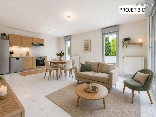 Appartement 2 pièces 52 m²