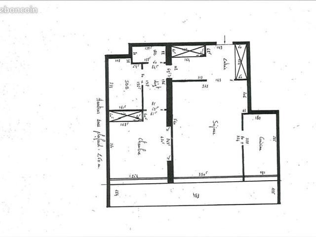 Appartement 2 pièces 52 m²