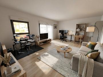 Appartement 2 pièces 57 m²