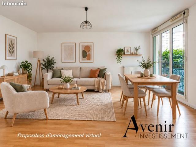 Appartement 2 pièces 58 m²