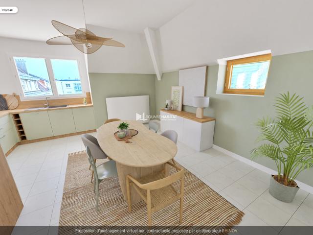 Appartement 2 pièces 59 m²