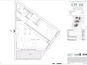 Appartement 2 pièces 59 m²