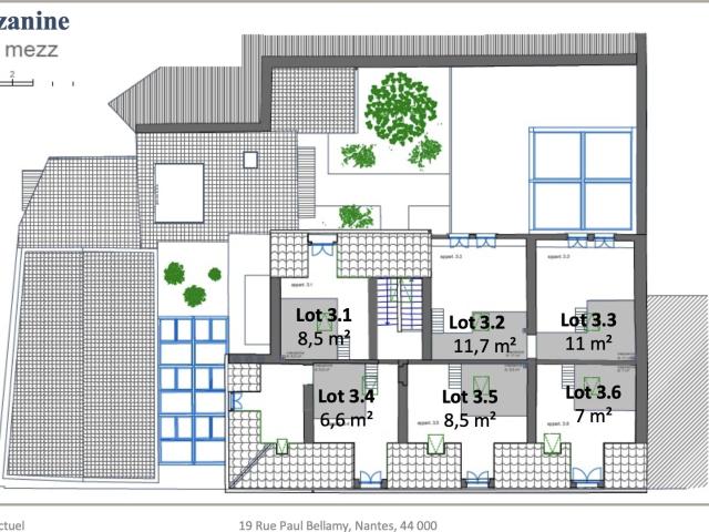 Appartement 2 pièces 63 m²