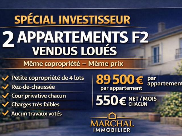 Appartement 2 pièces 60 m²