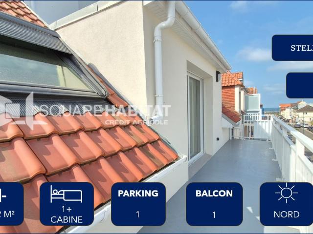 Appartement 2 pièces 62 m²