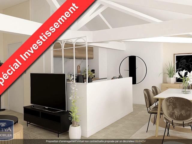 Appartement 2 pièces 62 m²