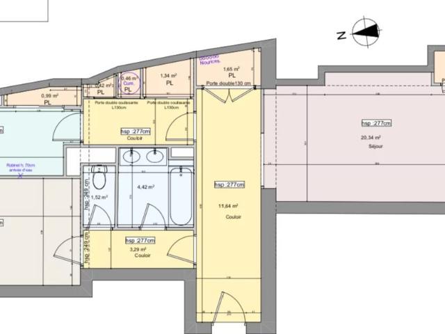 Appartement 2 pièces 78 m²