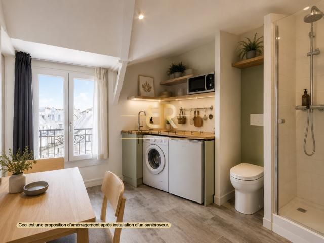Appartement 2 pièces 15 m²
