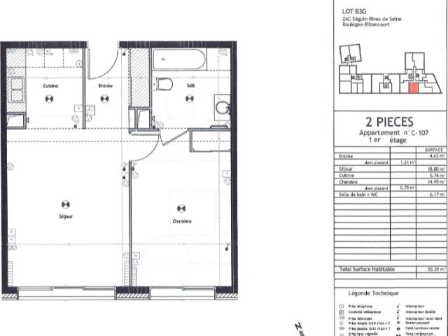 Appartement 2 pièces