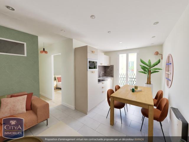 Appartement 2 pièces 27 m²