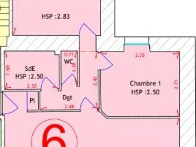 Appartement 2 pièces 25 m²
