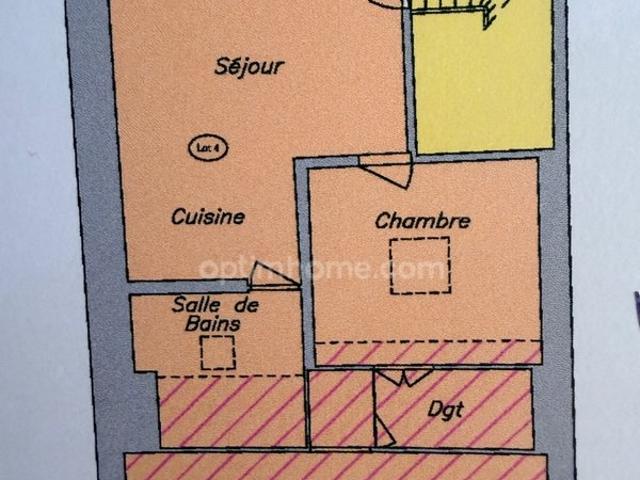 Appartement 2 pièces 26 m²