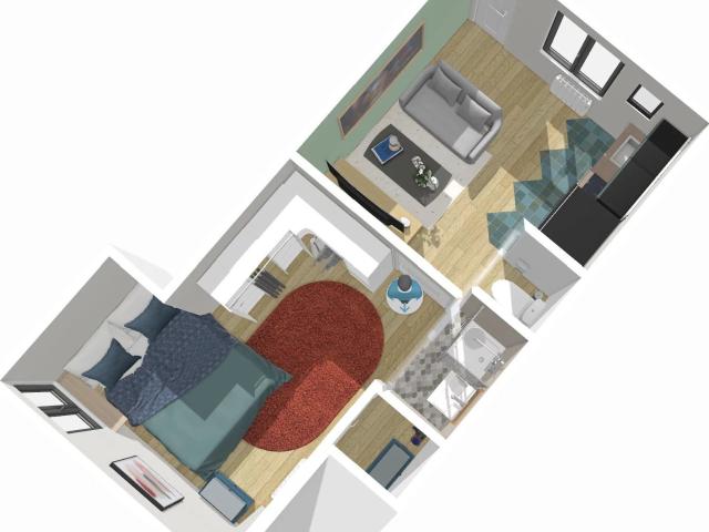 Appartement 2 pièces 24 m²