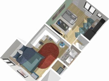 Appartement 2 pièces 24 m²