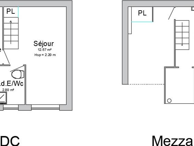 Appartement 2 pièces 47 m²
