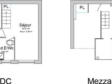 Appartement 2 pièces 47 m²
