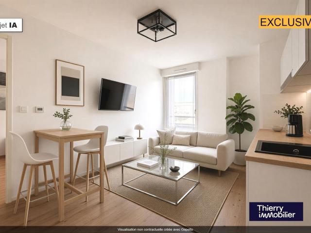 Appartement 2 pièces 28 m²