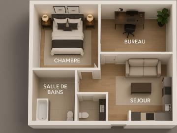 Appartement 2 pièces 30 m²