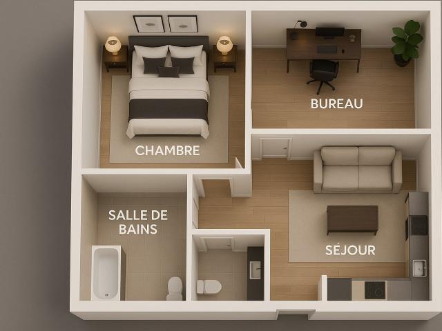 Appartement 2 pièces 30 m²