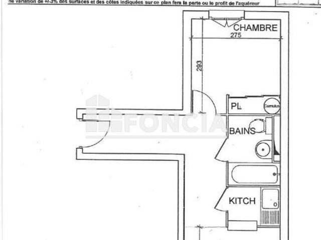 Appartement 2 pièces 30 m²