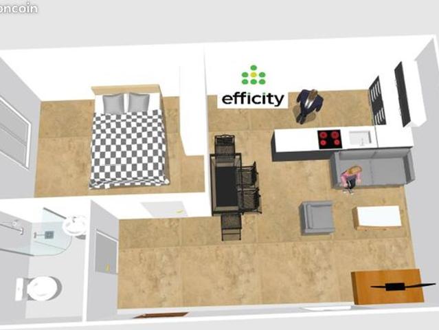 Appartement 2 pièces 31 m²
