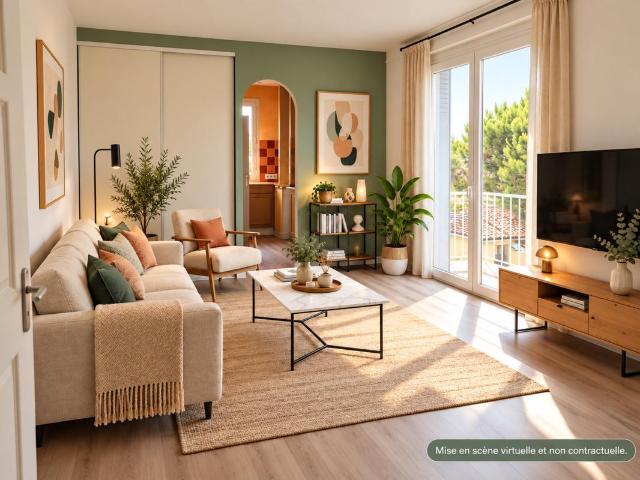 Appartement 2 pièces 32 m²