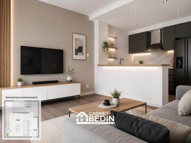 Appartement 2 pièces 32 m²