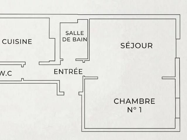 Appartement 2 pièces 34 m²