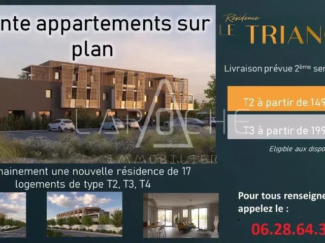 Appartement 2 pièces 34 m²