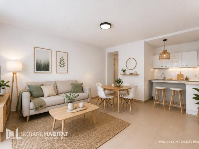 Appartement 2 pièces 34 m²
