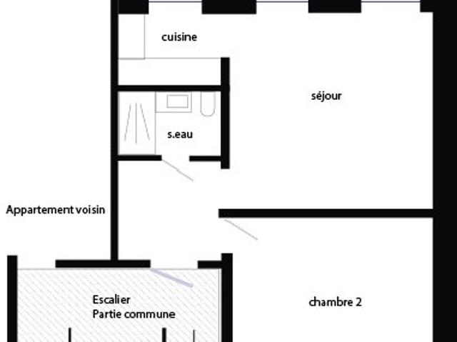 Appartement 2 pièces 35 m²