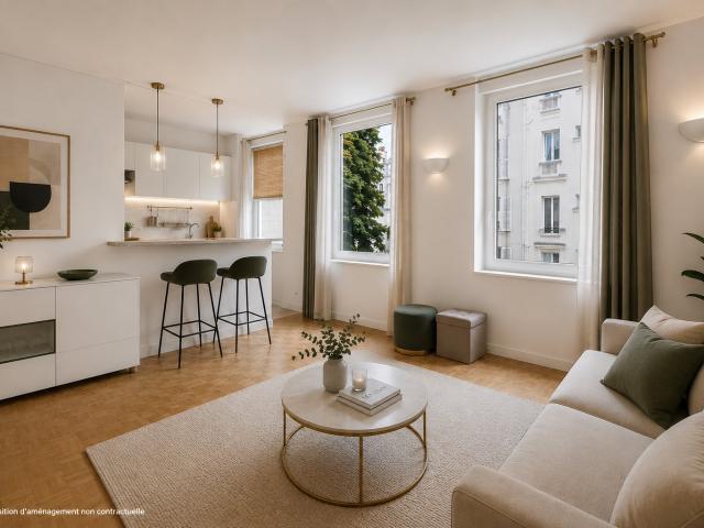 Appartement 2 pièces 36 m²