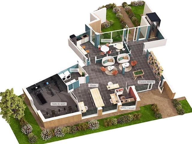 Appartement 2 pièces 38 m2