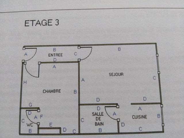 Appartement 2 pièces, 38 m² à louer à Nancy 54000